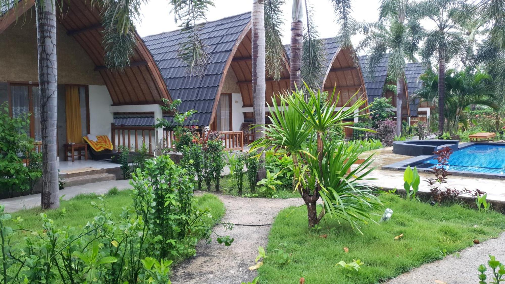 G Two Cottages Gili Air Exterior foto